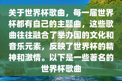 网球世界杯，探寻这项运动背后的魅力与激情