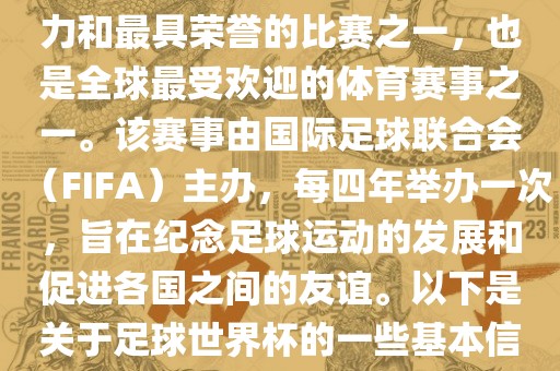 重温经典，揭秘世界杯历史背后的故事——从2002年世界杯看足球盛宴的激情与荣耀
